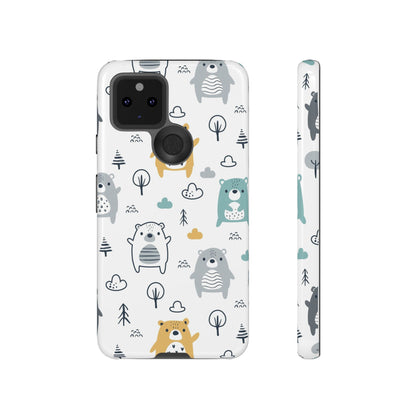 Bear Friends: Cute Phone Case for iPhone, Samsung Galaxy and Google Pixel devices