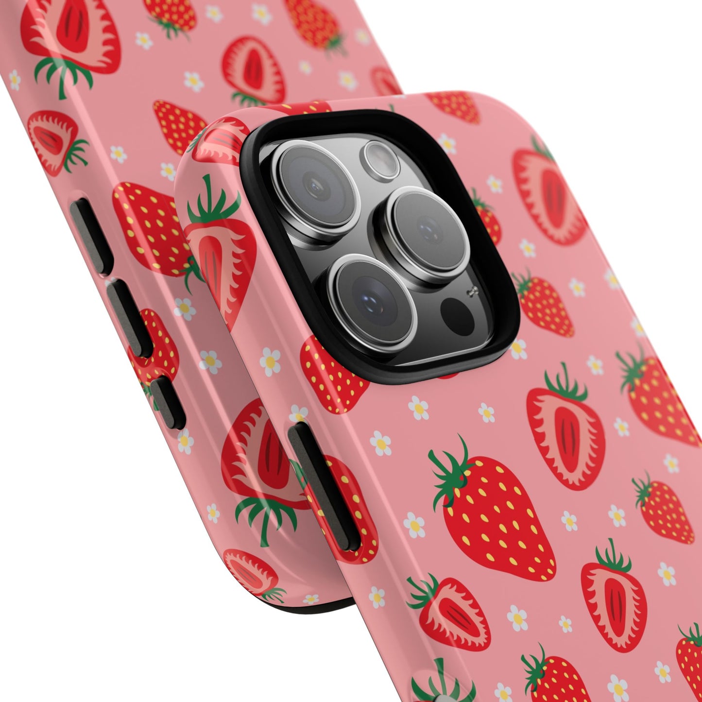 Berry Strawberry: Fruit-inspired phone case for iPhone, Samsung Galaxy and Google Pixel devices
