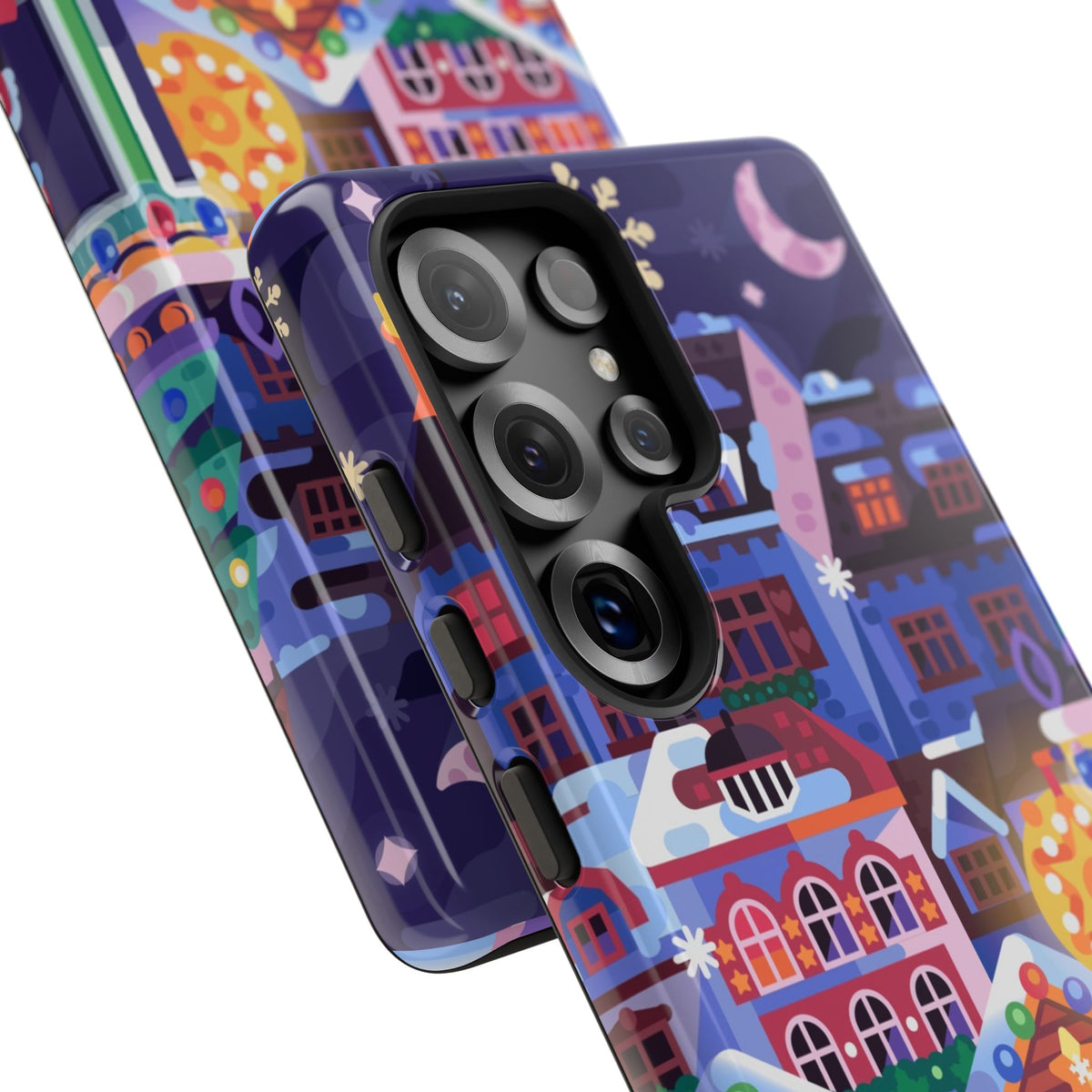 Christmas Fair in Old Town: Holiday-Themed case for iPhone, Samsung Galaxy and Google Pixel