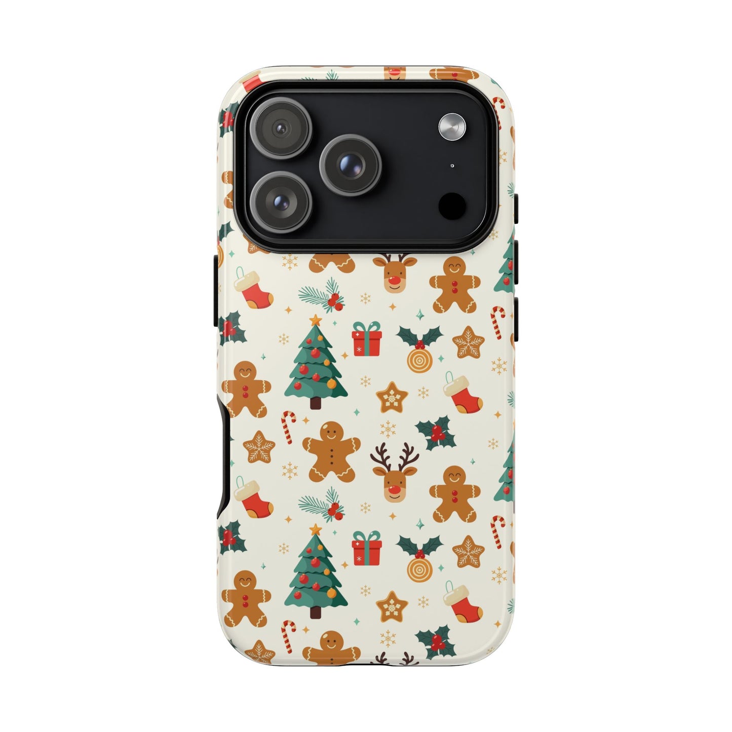 Gingerbread Holidays: Xmas-themed phone case for iPhone, Samsung and Google Pixel