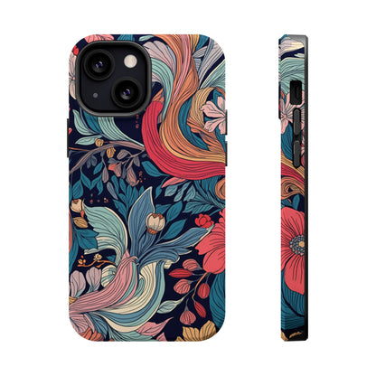 Floral Charm (MagSafe version): Fashion Phone Case for iPhone