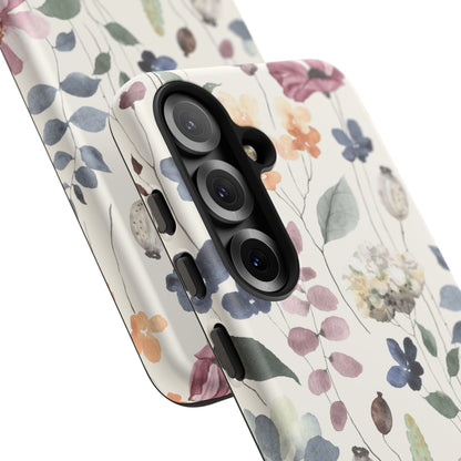 Floral Prints Phone Case for iPhone, Samsung Galaxy and Pixel devices