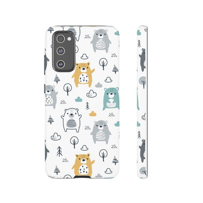 Bear Friends: Cute Phone Case for iPhone, Samsung Galaxy and Google Pixel devices