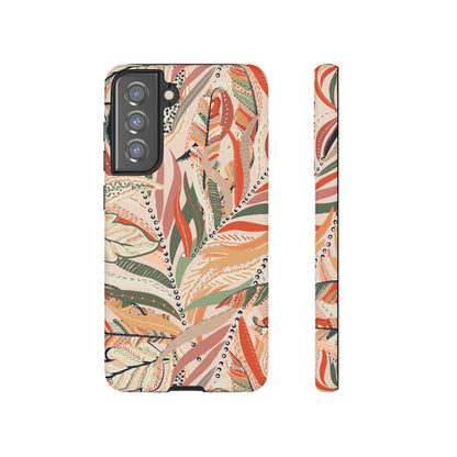 Terracotta Leaves Phone Case: Nature‑Inspired Art for iPhone, Samsung Galaxy and Google Pixel devices