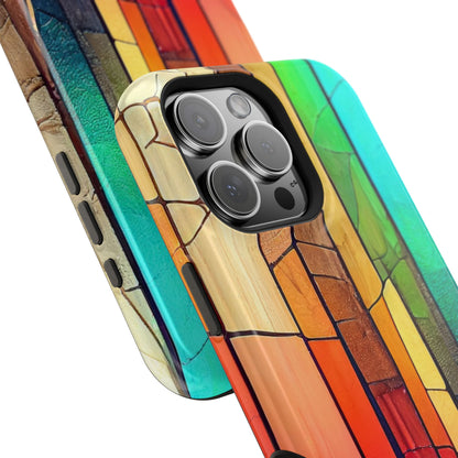 Stained Glass Design MagSafe Case for iPhone