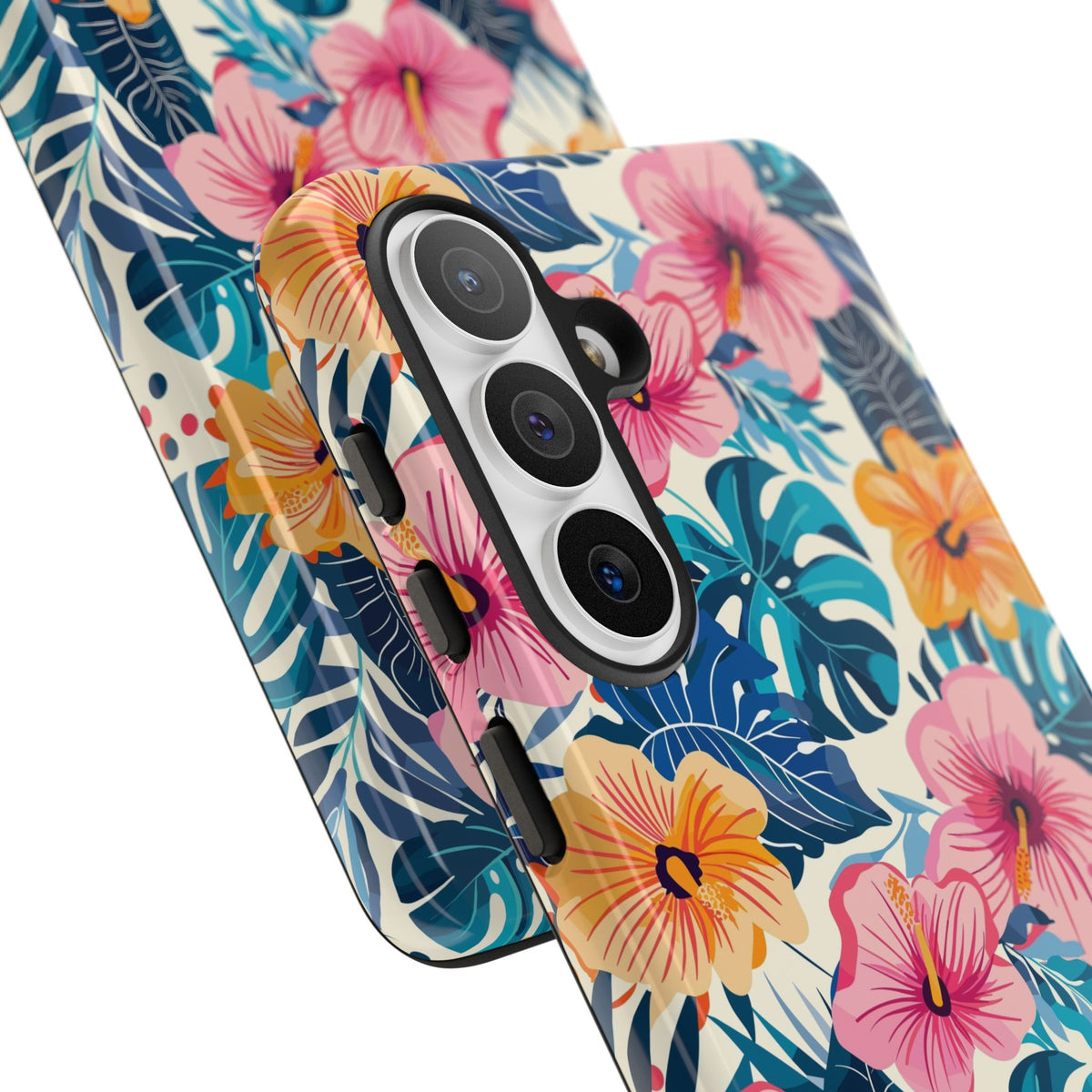 Hibiscus Bloom: Cute Floral Phone Case for iPhone, Samsung and Google Pixel