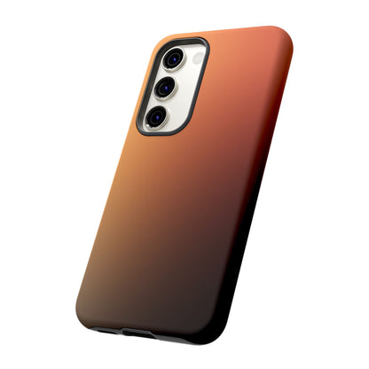 Midnight Peach: Luxury Phone Case for Samsung Galaxy Phones