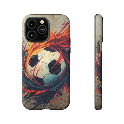 Football Swirl: Phone Case for iPhone, Samsung Galaxy and Google Pixel devices