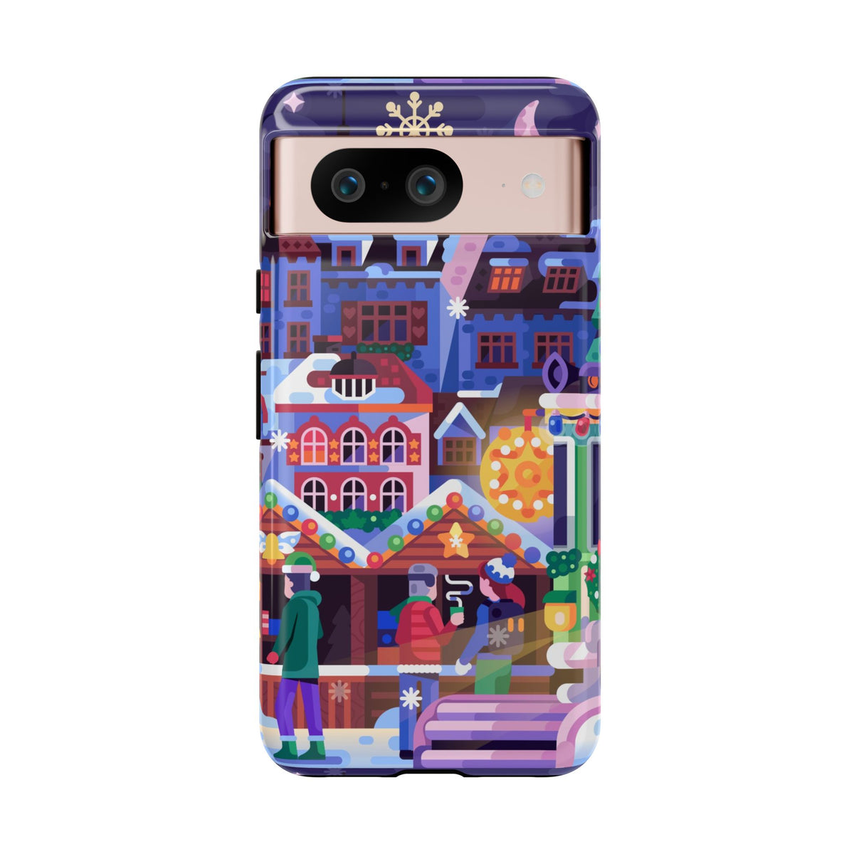 Christmas Fair in Old Town: Holiday-Themed case for iPhone, Samsung Galaxy and Google Pixel
