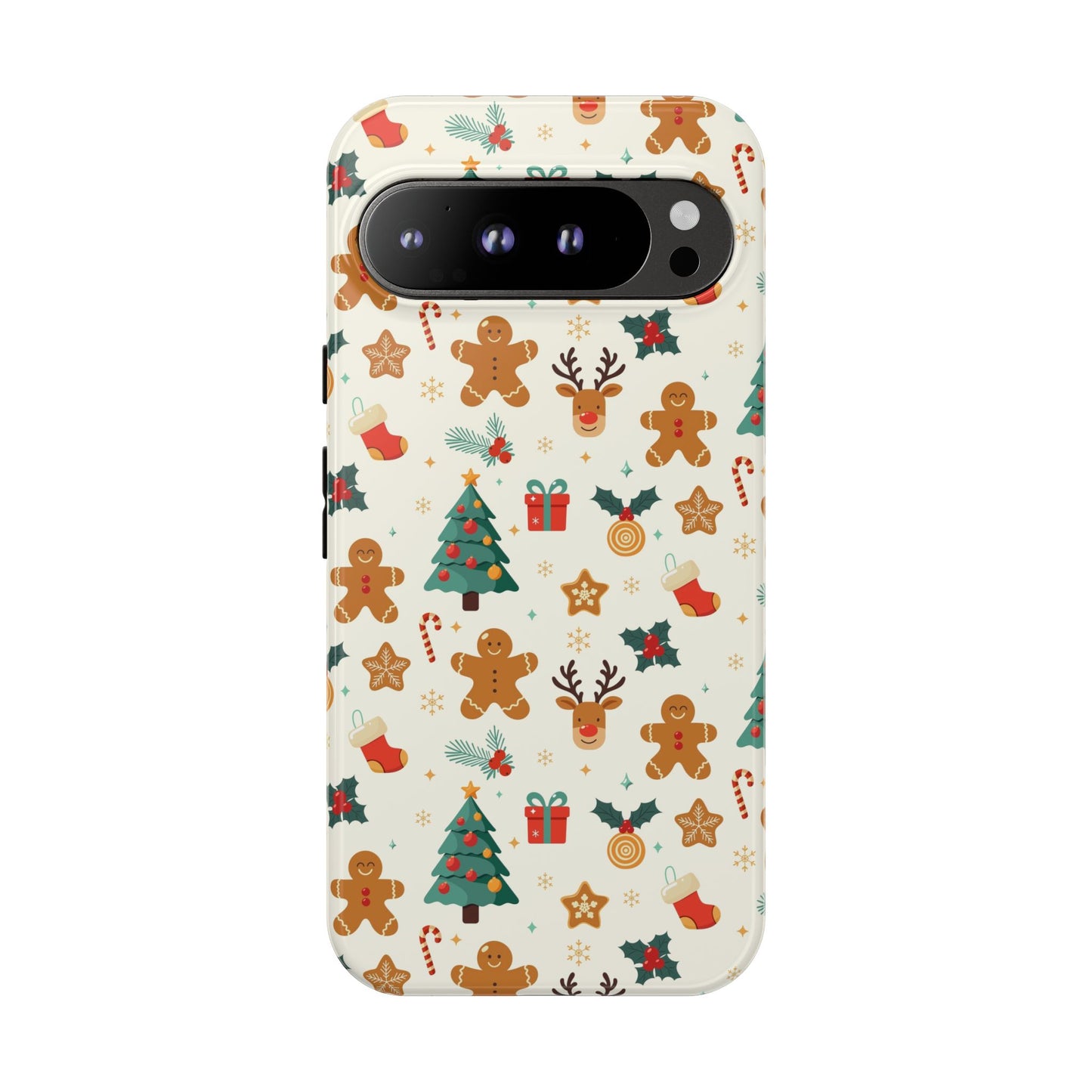 Gingerbread Holidays: Xmas-themed phone case for iPhone, Samsung and Google Pixel