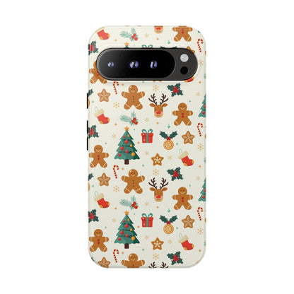 Gingerbread Holidays: Xmas-themed phone case for iPhone, Samsung and Google Pixel