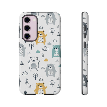 Bear Friends: Cute Phone Case for iPhone, Samsung Galaxy and Google Pixel devices