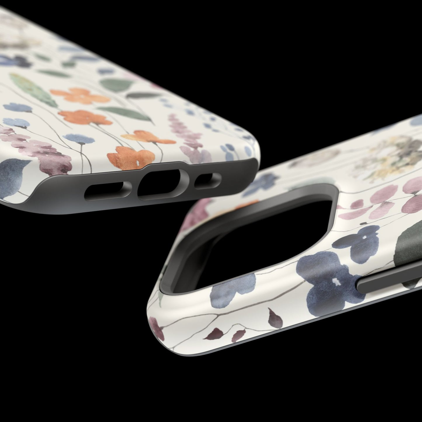 Floral prints phone case for iPhone (MagSafe version)