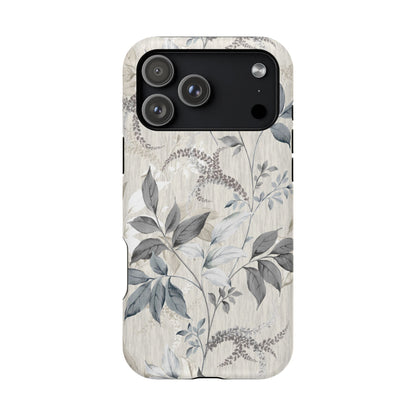 Luxury Leaves (MagSafe version): Artistic case for iPhone, Samsung Galaxy and Google Pixel