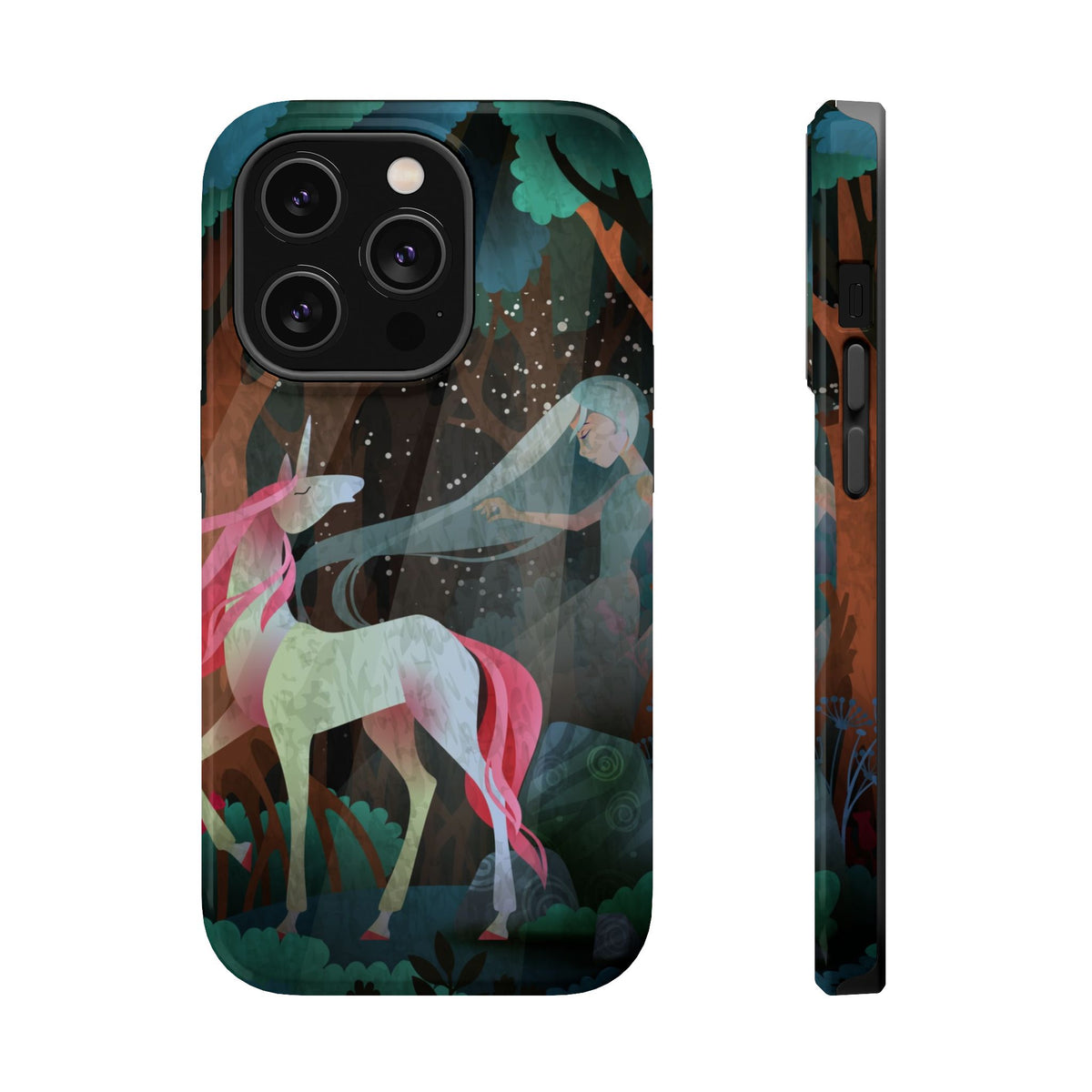 Fairy & Unicorn: Enchanted MagSafe Phone Case for iPhone