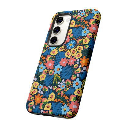 Bloom Burst: Color and Joy Themed Phone Case for iPhone, Samsung Galaxy and Google Pixel devices