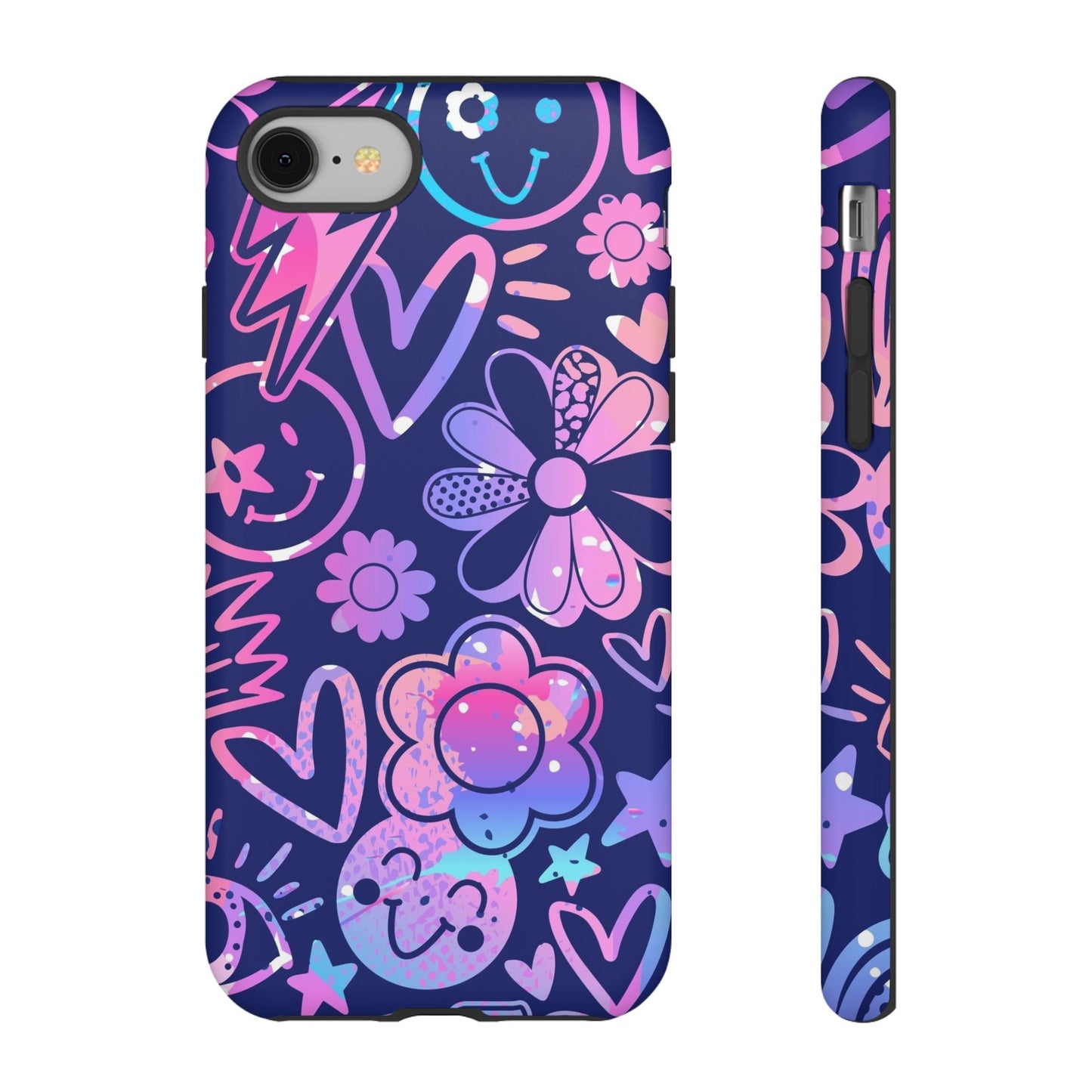 Live Inspired: Purple Tough Case for iPhone, Samsung Galaxy and Google Pixel devices