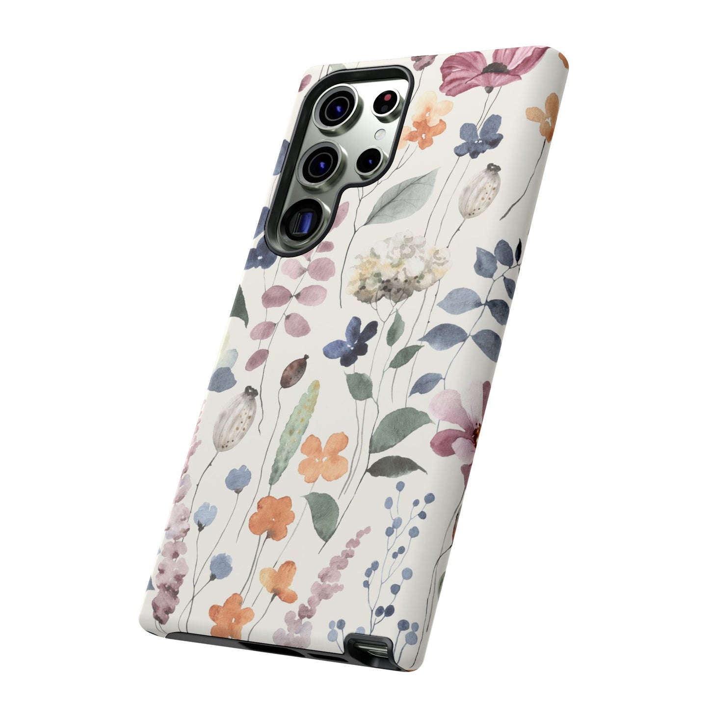 Floral prints phone case for iPhone, Samsung Galaxy and Pixel devices