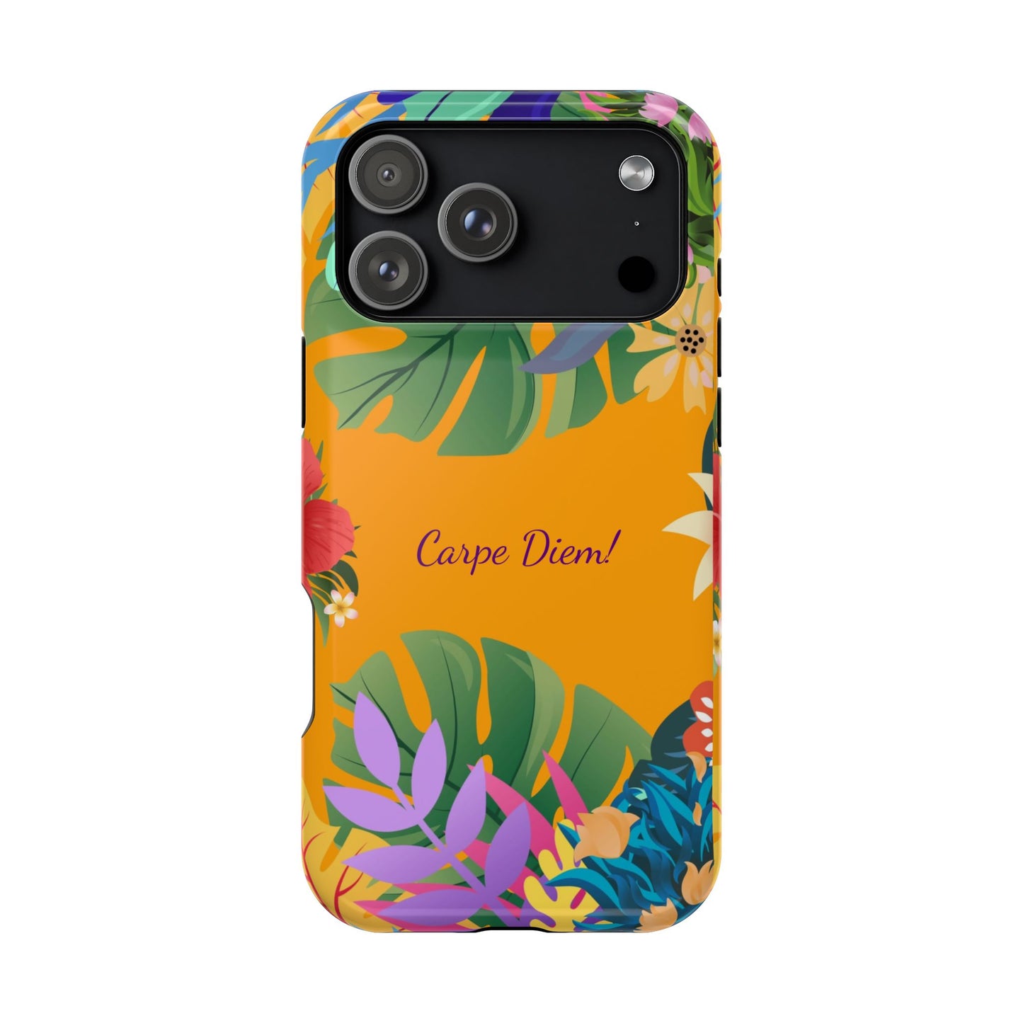 Carpe Diem: Colorful MagSafe Phone Case for iPhone