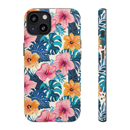 Hibiscus Bloom: Cute Floral Phone Case for iPhone, Samsung and Google Pixel