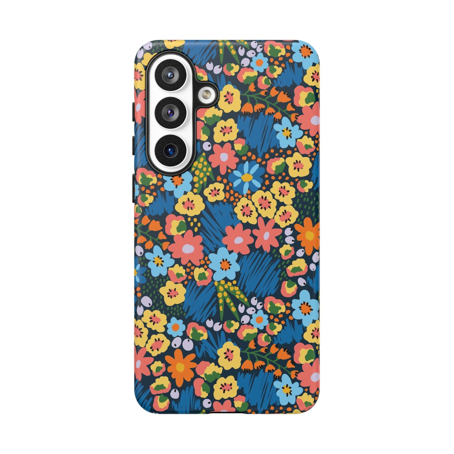 Bloom Burst: Color and Joy Themed Phone Case for iPhone, Samsung Galaxy and Google Pixel devices