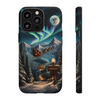 Santa Claus North Pole Adventure: Christmas Themed Phone Case for iPhone, Samsung Galaxy and Google Pixel devices