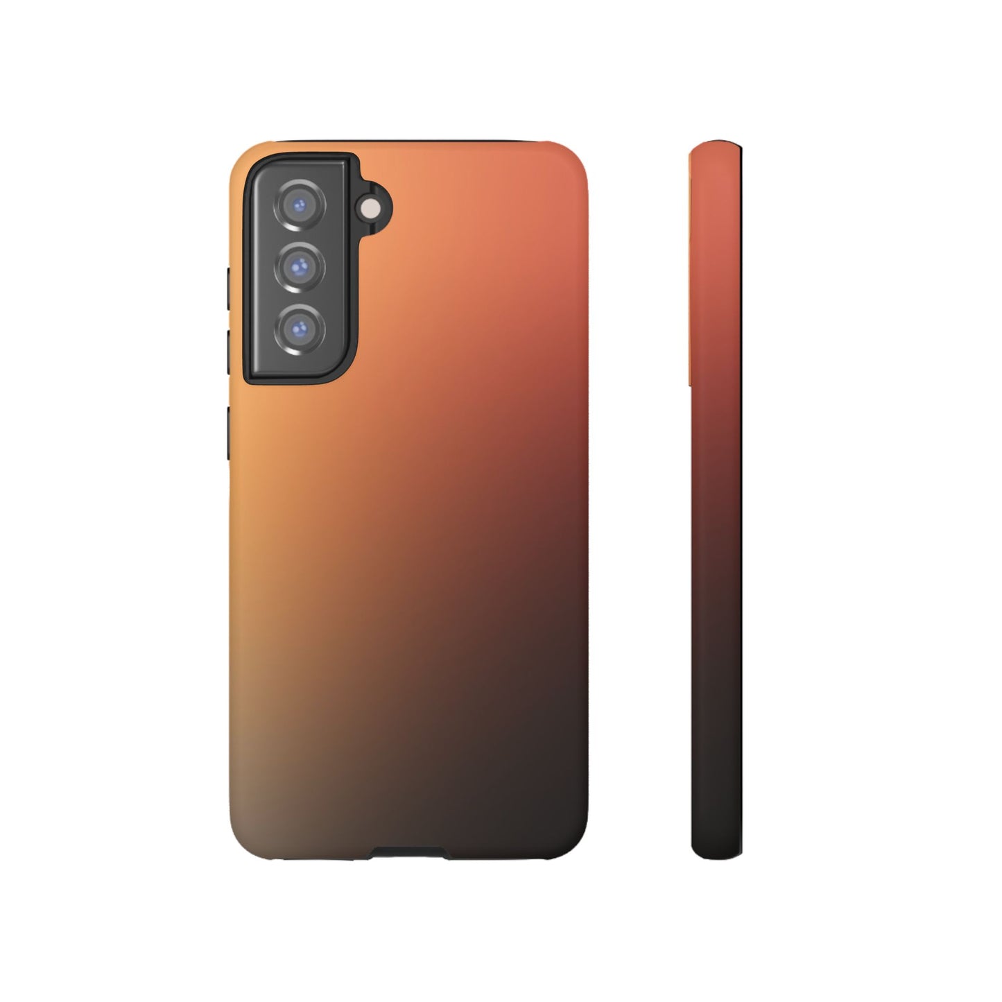 Midnight Peach: Luxury Phone Case for Samsung Galaxy Phones