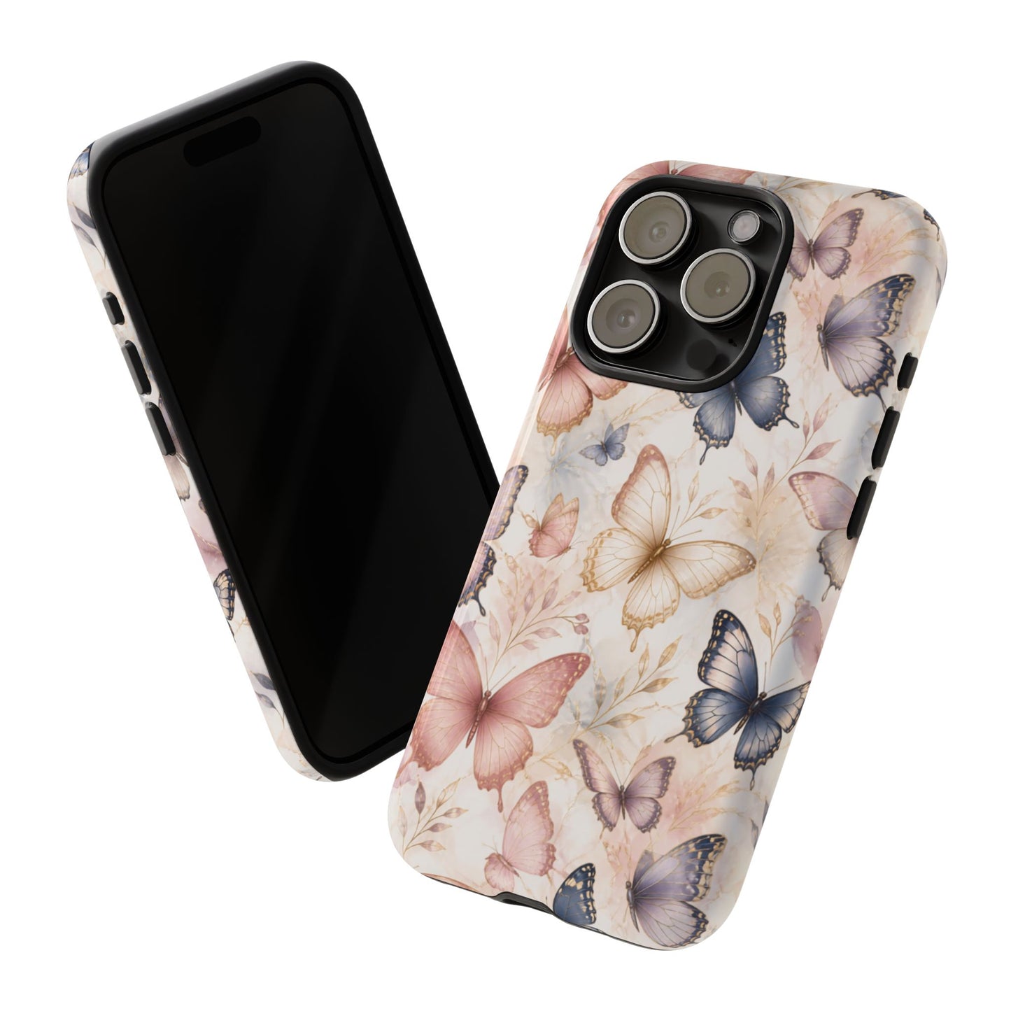 Butterfly Pastels Phone Case: Tough Case for iPhone and Samsung Galaxy devices