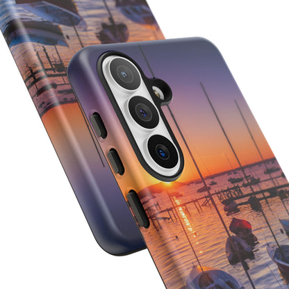 Fortune Favors the Bold: Sunset Sail Phone Case for iPhone, Samsung Galaxy and Google Pixel devices