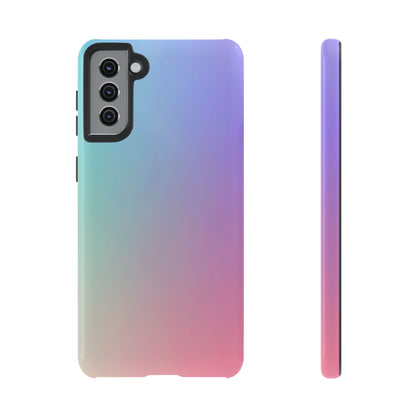 Cotton Candy: Quadcolor Pastel Gradient Tough Case for iPhone, Samsung Galaxy and Google Pixel devices