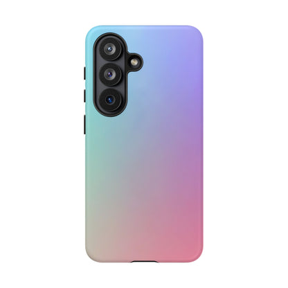 Cotton Candy: Quadcolor Pastel Gradient Tough Case for iPhone, Samsung Galaxy and Google Pixel devices
