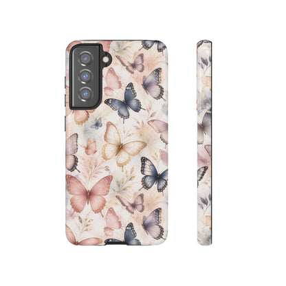 Butterfly Pastels Phone Case: Tough Case for iPhone and Samsung Galaxy devices