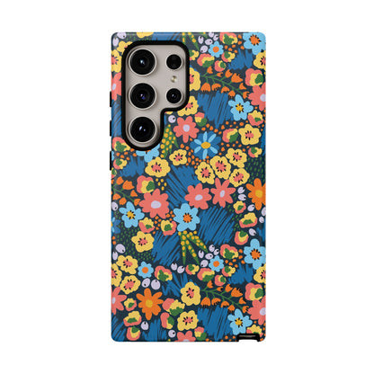 Bloom Burst: Color and Joy Themed Phone Case for iPhone, Samsung Galaxy and Google Pixel devices