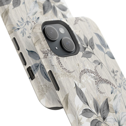 Luxury Leaves (MagSafe version): Artistic case for iPhone, Samsung Galaxy and Google Pixel