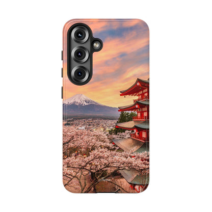 Mt. Fuji Sakura Dreams Phone Case for iPhone, Samsung Galaxy and Google Pixel devices