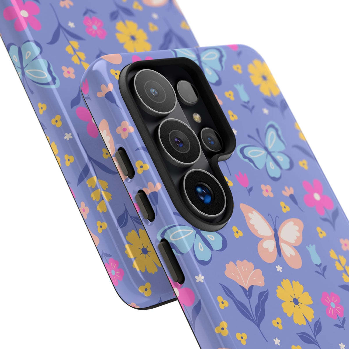 Lavender Butterflies: Tough Phone Case for iPhone, Samsung Galaxy and Google Pixel