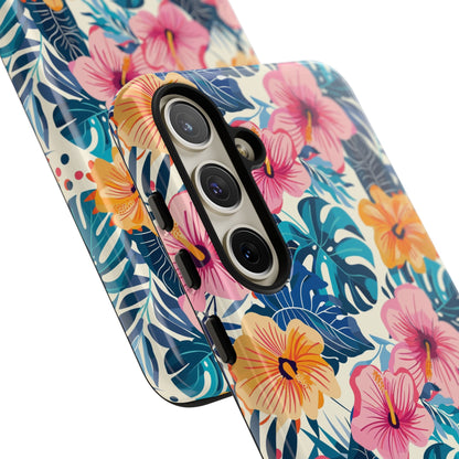 Hibiscus Bloom: Cute Floral Phone Case for iPhone, Samsung and Google Pixel