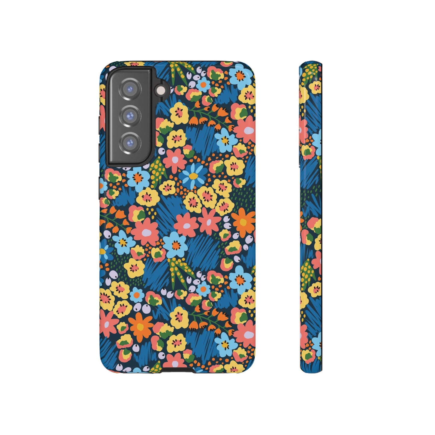 Bloom Burst: Color and Joy Themed Phone Case for iPhone, Samsung Galaxy and Google Pixel devices