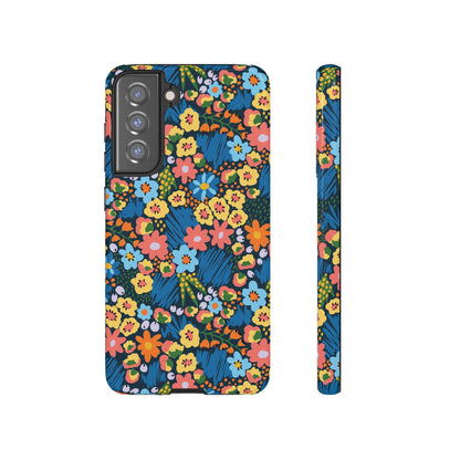 Bloom Burst: Color and Joy Themed Phone Case for iPhone, Samsung Galaxy and Google Pixel devices