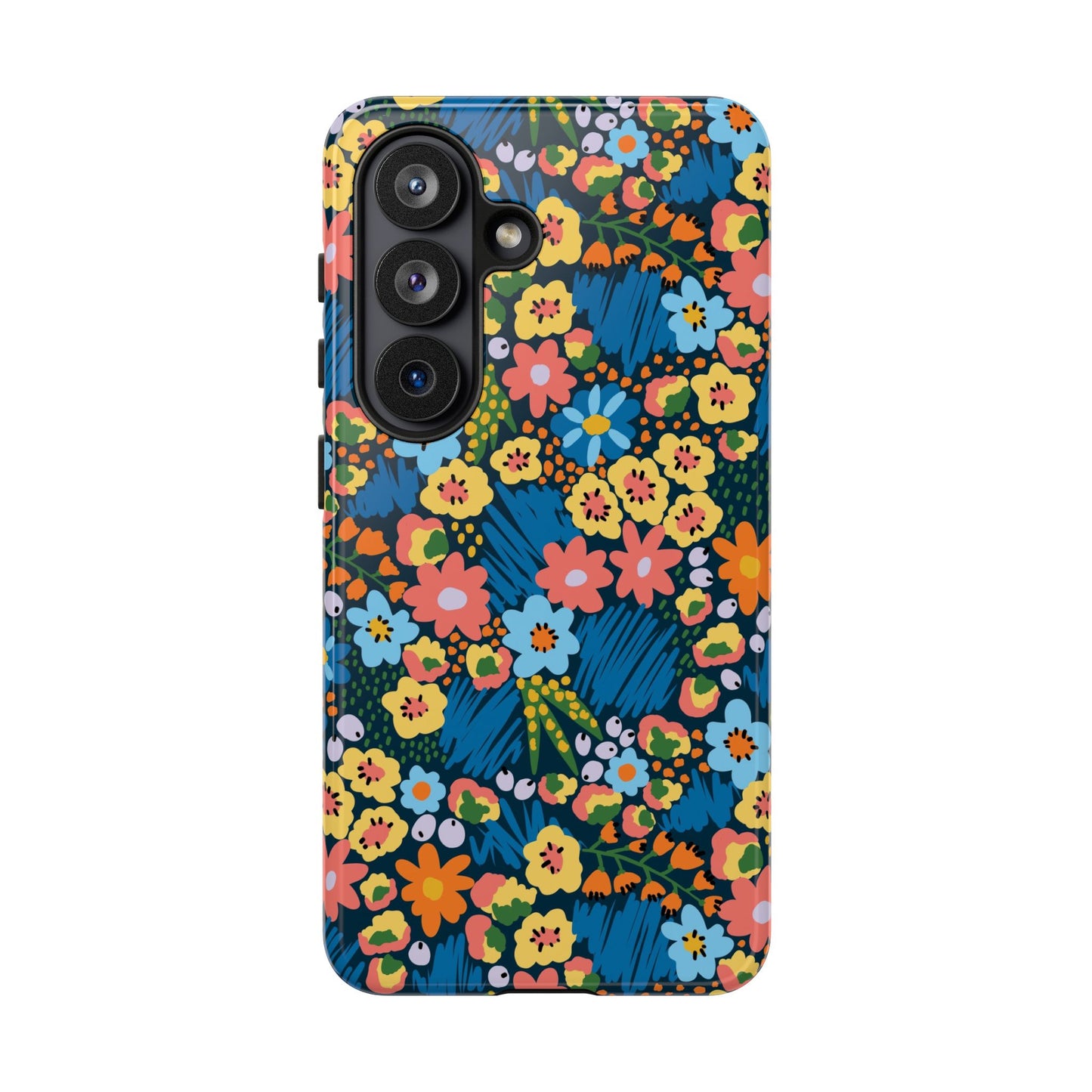 Bloom Burst: Color and Joy Themed Phone Case for iPhone, Samsung Galaxy and Google Pixel devices