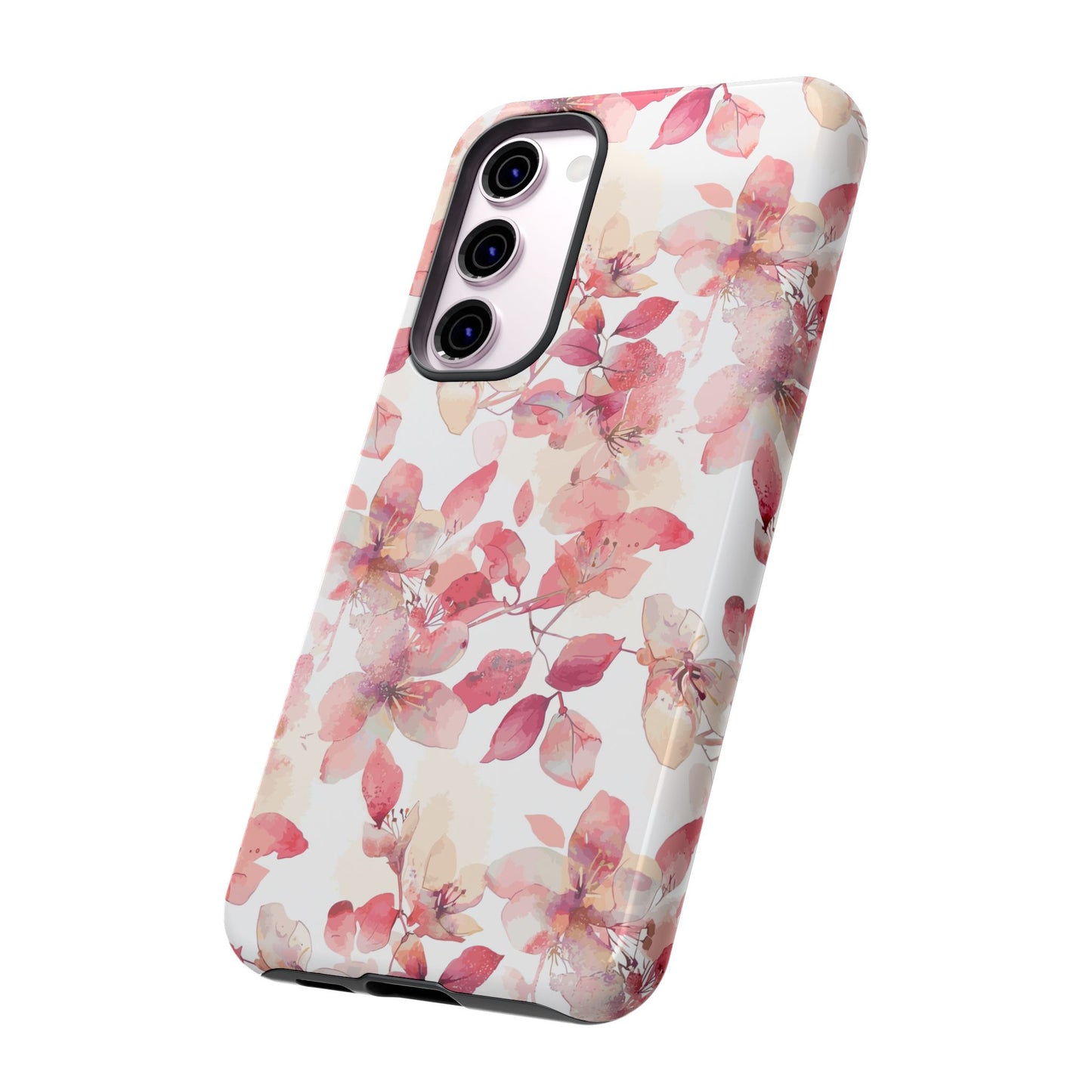 Watercolor Flowers: Tough Case for iPhone, Samsung Galaxy and Google Pixel devices