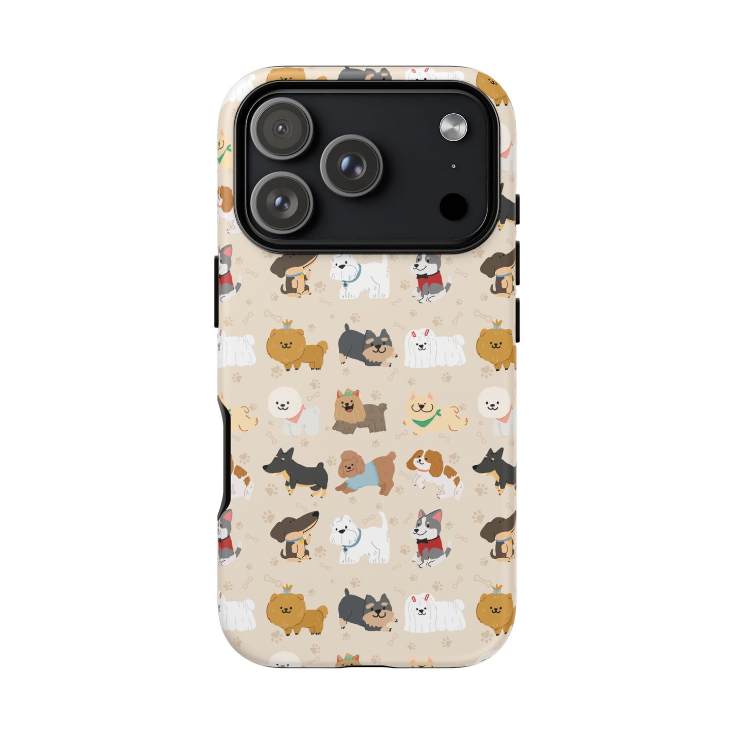 Cute Dogs: Tough Case for iPhone, Samsung Galaxy and Google Pixel devices