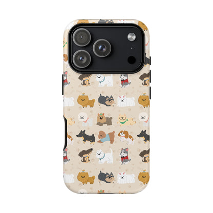 Cute Dogs: Tough Case for iPhone, Samsung Galaxy and Google Pixel devices