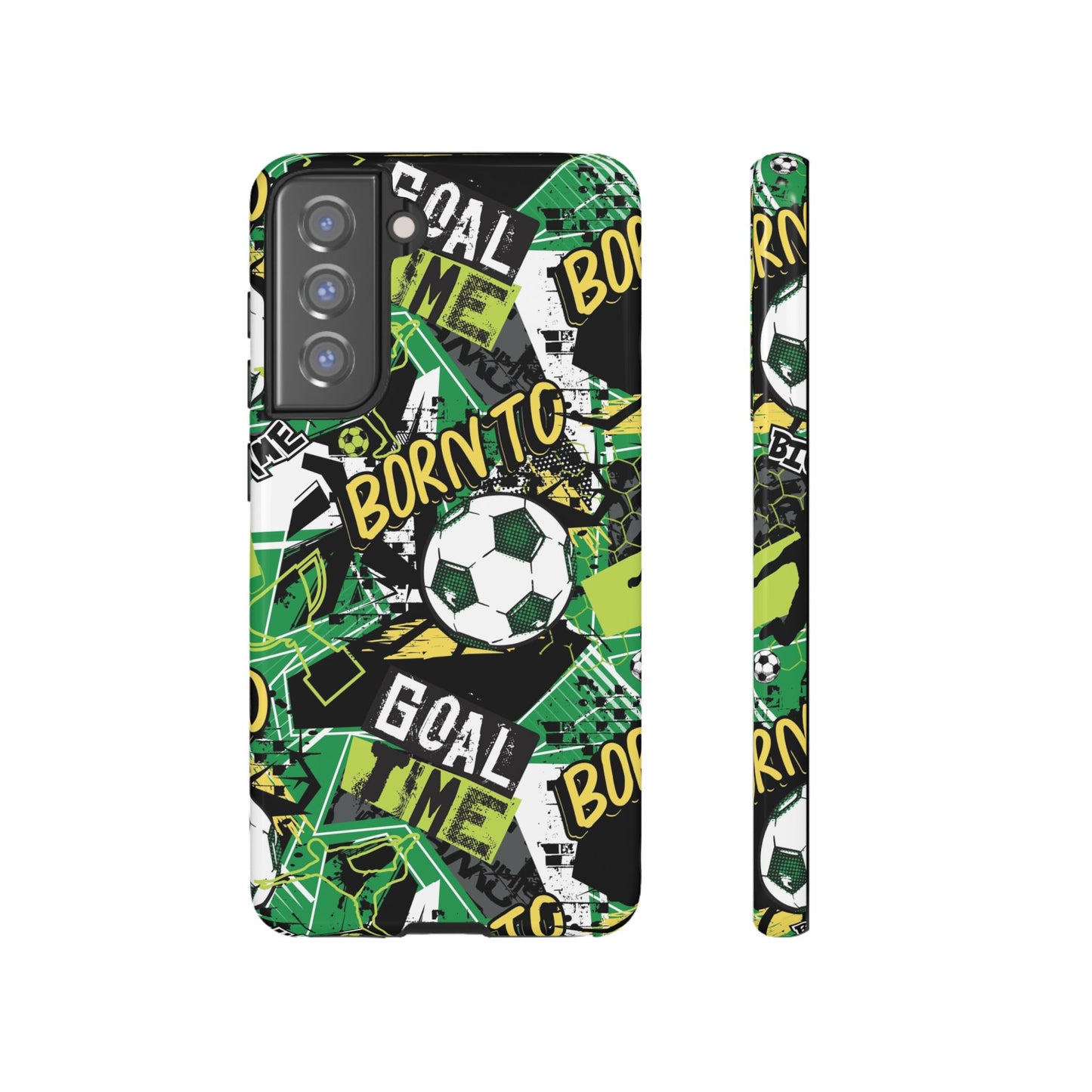 Born to Goal: Football-inspired phone case for iPhone and Samsung Galaxy