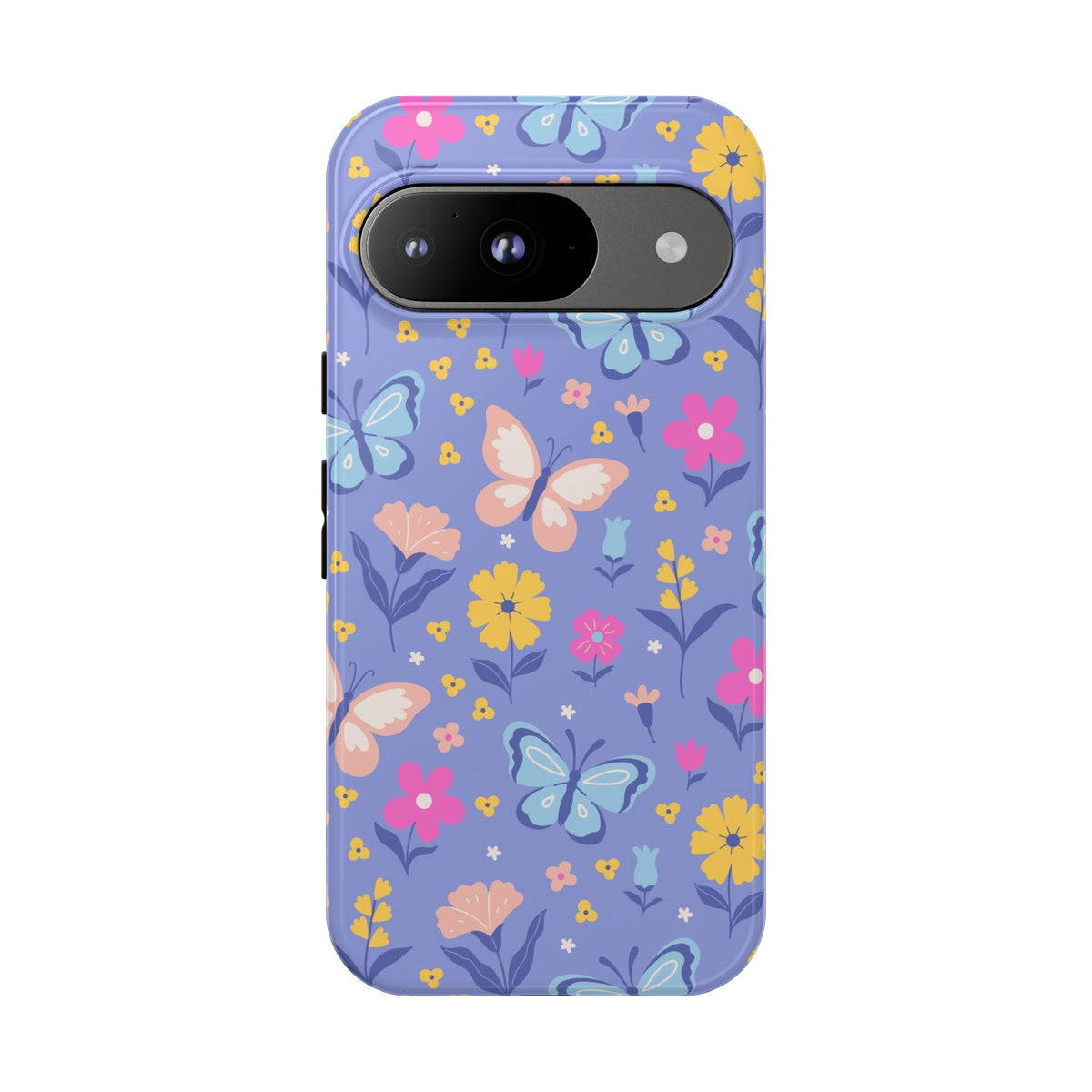 Lavender Butterflies: Tough Phone Case for iPhone, Samsung Galaxy and Google Pixel