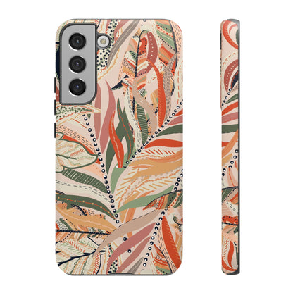 Terracotta Leaves Phone Case: Nature‑Inspired Art for iPhone, Samsung Galaxy and Google Pixel devices