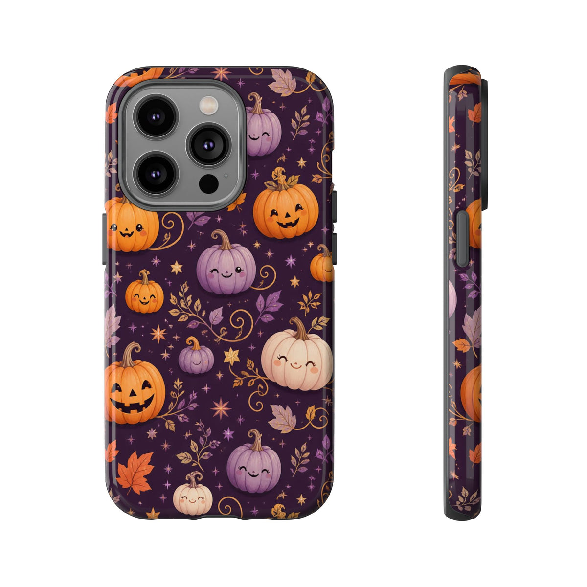 Pumpkin Patch Magic Case: Cute, Halloween Themed Phone Case for iPhone, Samsung Galaxy and Google Pixel devices.