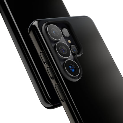 Space Black: Pure black phone case for iPhone, Samsung Galaxy and Google Pixel devices