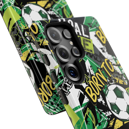 Born to Goal: Football-inspired phone case for iPhone and Samsung Galaxy