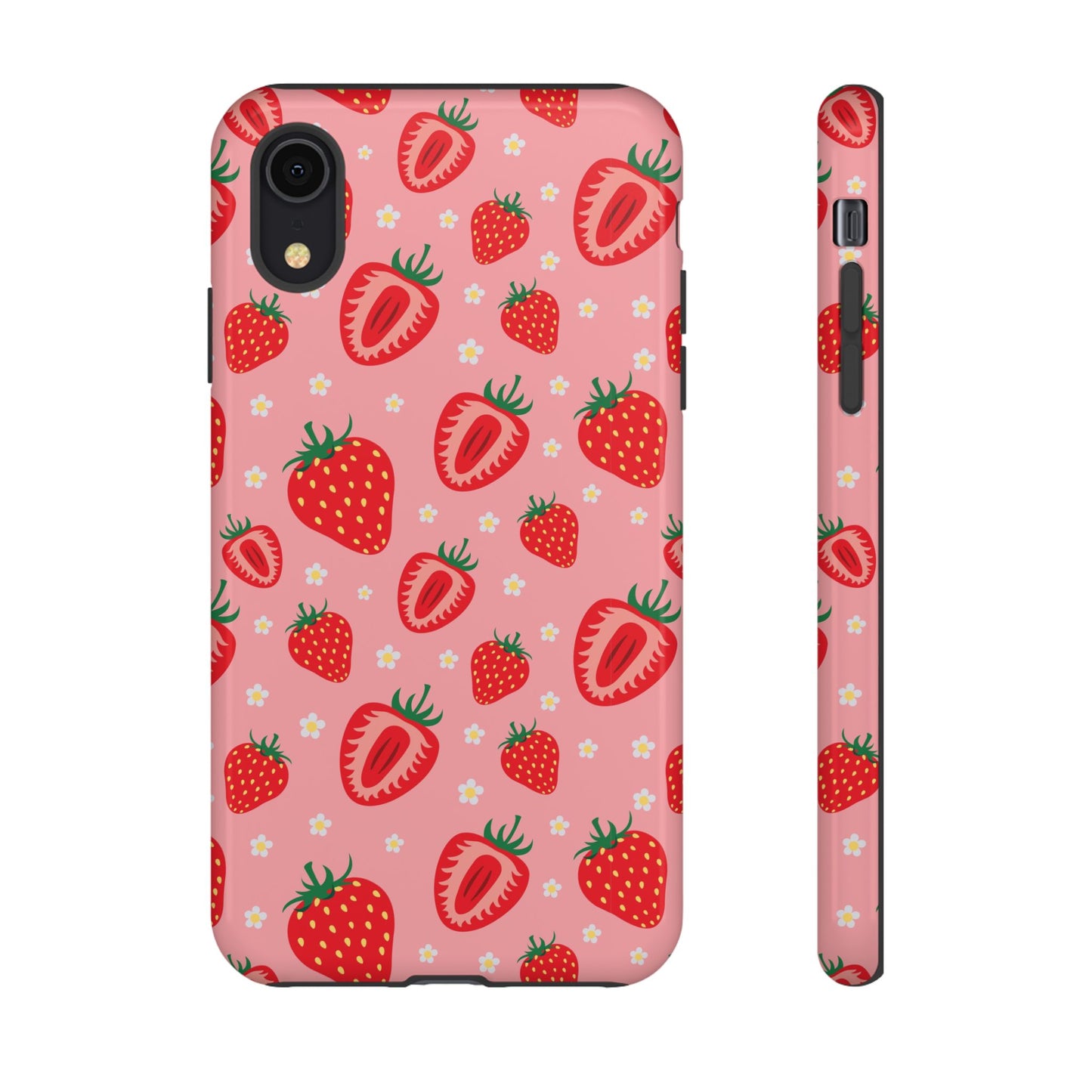 Berry Strawberry: Fruit-inspired phone case for iPhone, Samsung Galaxy and Google Pixel devices